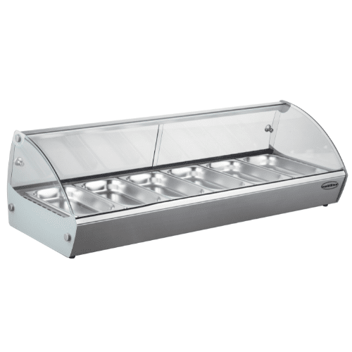 Varmeskap 6 1/3 GN | B1110xD395xH270mm | Combisteel 7487.014