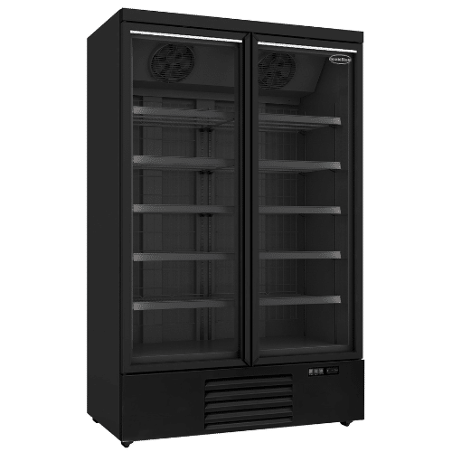 Fryseskap 2 dører 1000 liter | SVART | B1253xD710xH1997mm | Combisteel 7455.2245