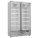 Dobbel Fryseskap med 2 glass dører | 1000 liter | Combisteel 7455.2215