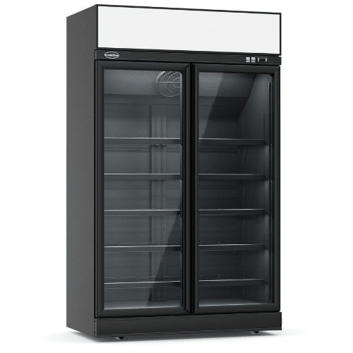 Fryseskap med glassdører | 960 liter | B1253xD710xH2092mm | Combisteel 7455.2425