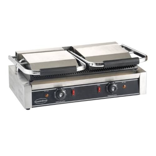 Press grill dobbel | 3,6 kW | B580xD410xH190mm | Combisteel 7455.0460
