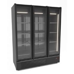 Kühlschrank 3 Türen schwarz 1555 Liter | Combisteel 7072.1120