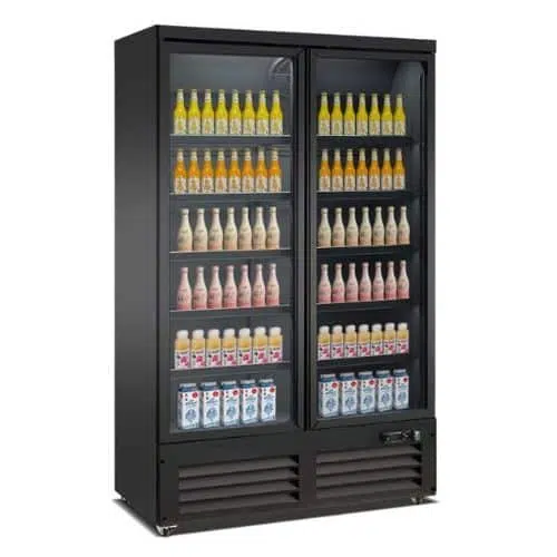 Gefrierschrank mit 2 Glastüren 888 Liter | B1250xT705xH2050mm | Combisteel 7526.0125 - 7526.0125