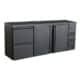 Bar-Kühlschrank mit 2 Türen + 2 Schubladen | 537 Liter | B2002xT513xH860mm | Combisteel 7450.0321