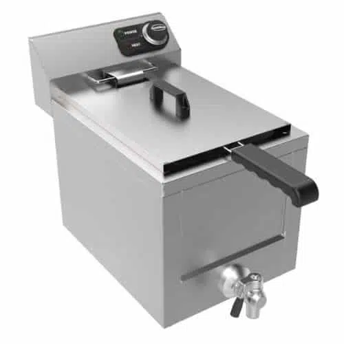 Combisteel Gastro Fritteuse 8 Liter - 3 kW-230 V - B305xT545xH305 mm - 7518.0200 - 7518.0200