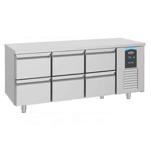 Kühltisch 6 Schubladen Energielinie Energy Line 700 | Combisteel 7489.5545