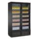Getränkekühlschrank mit 2 gastüren | SCHWARZ | CEB-1200R BL | Combisteel 7526.0105