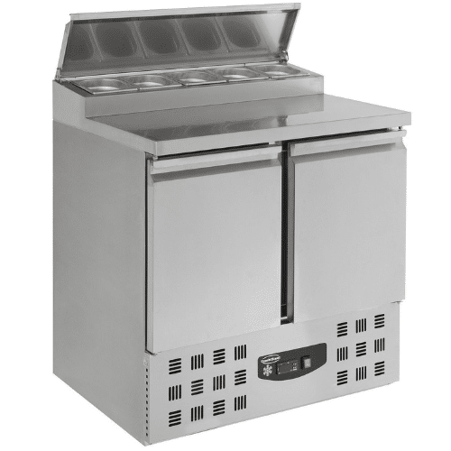 Saladette 2 dører | 5x1/6GN | B903xD700xH1006mm | Combisteel 7950.0095