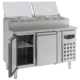 Saladette 2 dører og kjølerenne | 6x1/3GN | B1360xD700xH1085mm | Combisteel 7450.0102