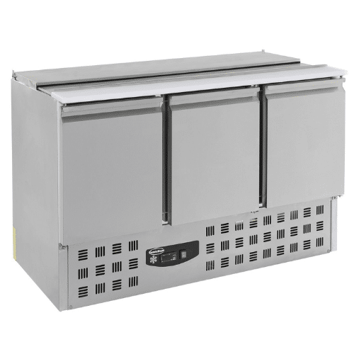 Saladette med 3 dører | B1370xD700xH870mm | Combisteel 7950.0094