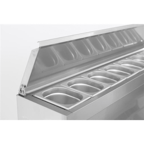 Saladette 3 dørs | B1365xD700xH970mm | Combisteel 7950.0100