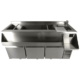 Bar station Cocktail bar disk | B1600xD760xH1000mm | Combisteel 7489.6005