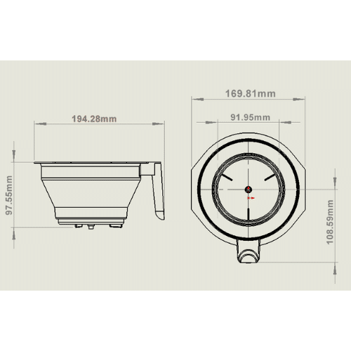 Kaffe filter holder | Combisteel 7535.0100