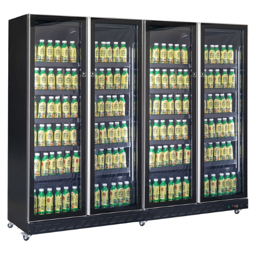 Kjøleskap med 4 dører 1608 liter | B2240cD600xH1980mm | Combisteel 7526.0020