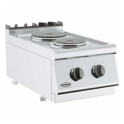 Combisteel Elektroherd 2 Platten - 1x 2,25kW +1x 1,85 kW - B400xT700xH300 mm - 7178.0215 - 7178.0215