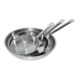 Bratpfanne edelstahl ø24 2,3 liter | Combisteel 7501.0095