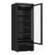 Kühlschrank mit Glastür schwarz | RECHTS | B750xT710xH1997mm | Combisteel JDE-600R BL | 7455.2242