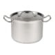Gemüsetopf medium edelstahl + deckel ø20 4 liter | Combisteel 7501.0040