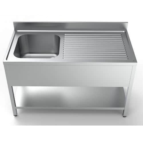 Oppvaskbenk med 1 kum Combisteel
