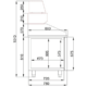 Pizzabenk med skuff | 615 liter | B2100xD800xH1080mm | Combisteel COXKHDB | 7489.5235