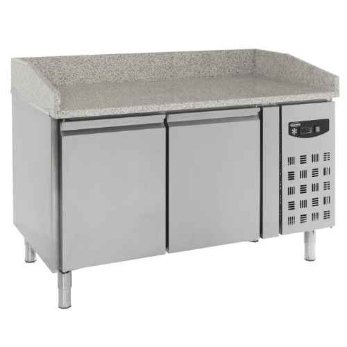 Pizzabenk med 2 dører | 390 liter | B1510xD800xH1000mm | Combisteel 7950.0040