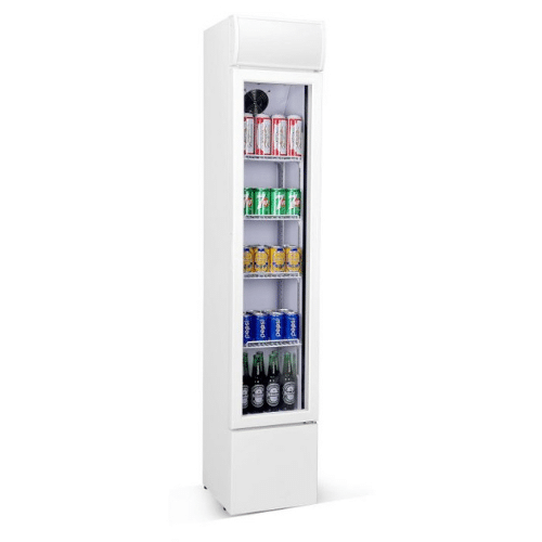 Slim kjøleskap med glassdør | B360X422xH1880mm | Combisteel NARROW 7455.1385
