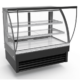 Kakedisk med buet front | 236 liter | B1200xD680xH1200mm | Combisteel 7450.0805