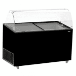 Speiseeisvitrine Tenerife schwarz 10x5 Liter | Combisteel 7472.0134 - 7472.0134