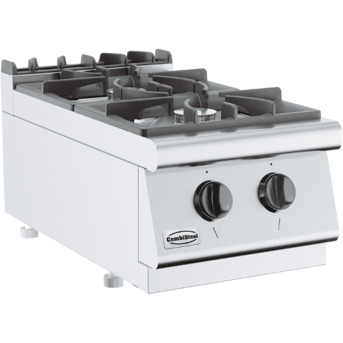 Gass koketopp 2 sider | 2x6,5kW | B400xD700xH300mm | Combisteel 7178.0200