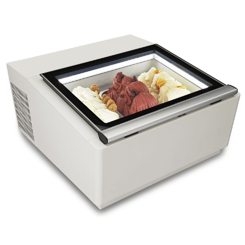 Iskrem display 3x5 liter | Hvit | B670xD750xH375mm | Combisteel 7292.0005