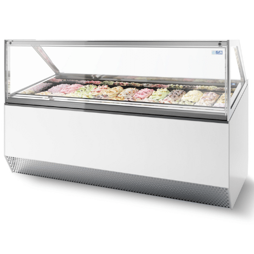Iskrem frysedisk Millenium 12x5 llter | B1166xD1054xH1356mm | Combisteel 7295.0040