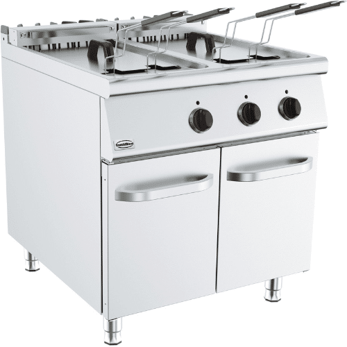 Frityrkoker med underskap 2X22 Liter | 36kW | 400V | B800xD900xH900mm | Combisteel 7178.3060