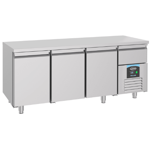 Kjølebenk 3 dører | PROLINE | B1865xD700xH850mm | Combisteel 7489.5165