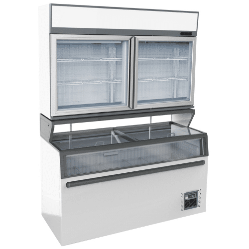 Frysedisk 2 deler | B1454xD890xH2110mm | Combisteel 7455.2520