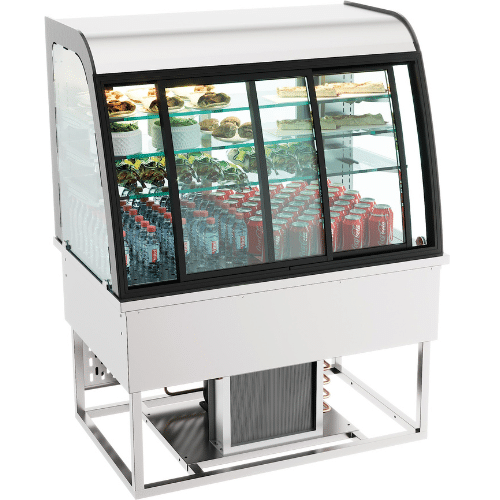 Kjøledisk 140 liter integrert | skyvedør | B1100xD700xH850mm | Combisteel 7178.2000