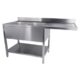 Spültisch grundboden spülmaschine demontabel 2 links 1600x700 mm | Combisteel 7333.1420