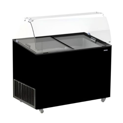 Speiseeisvitrine Java schwarz 8x5 Liter | Combisteel 7472.0129