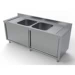 Spültisch schiebetüren 2 mitte 2000x700 | Combisteel 7333.0920