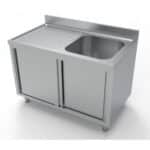 Spültisch schiebetüren 1 rechts 1200x700mm | Combisteel 7333.0905