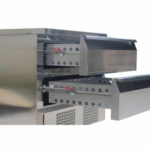 Kühl Tiefkühltisch umschaltbar 1 Schublade 2x 1/1GN | Combisteel 7450.0230