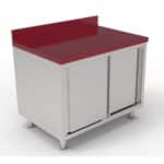 Arbeitstisch schiebetüren mit anschnittfläche 1600 | Combisteel 7333.1625