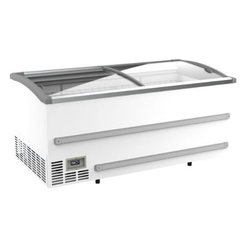 Supermarkt Tiefkühltruhe weiß 1880 manuelles Auftauen - Combisteel 7072.0045