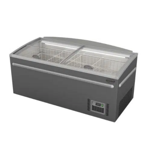 Supermarkt tiefkühltruhe grau kopf element automatische abtauung 1850 - Combisteel 7455.2660 - 7455.2660