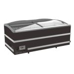 Supermarkt tiefkühltruhe schwarz kopf element manuelles auftauen 2008 - Combisteel 7072.0010 - 7072.0010