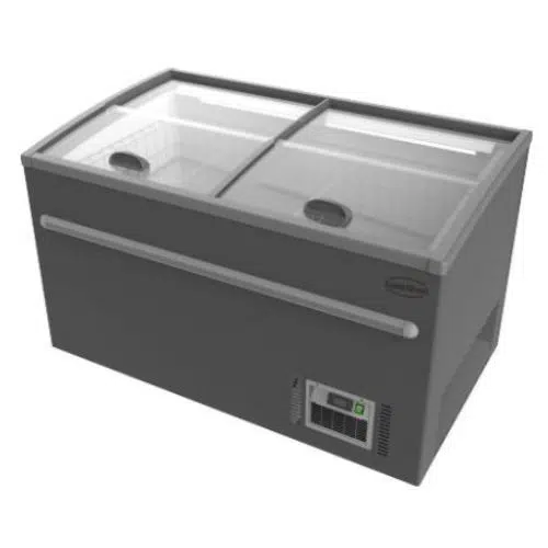Supermarkt tiefkühltruhe grau 1450 automatische abtauung - Combisteel 7455.2665 - 7455.2665