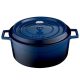 Lava gusseisen casserole ø28 BLAU - Combisteel 7013.2905