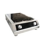 Tischmodell Induktionsherd 2 Zonen nur für Induktionspfannen geeignet - Combisteel 7505.0075