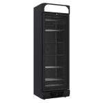 Tiefkühlschrank 1 glastür schwarz 382 liter - Combisteel 7464.0060