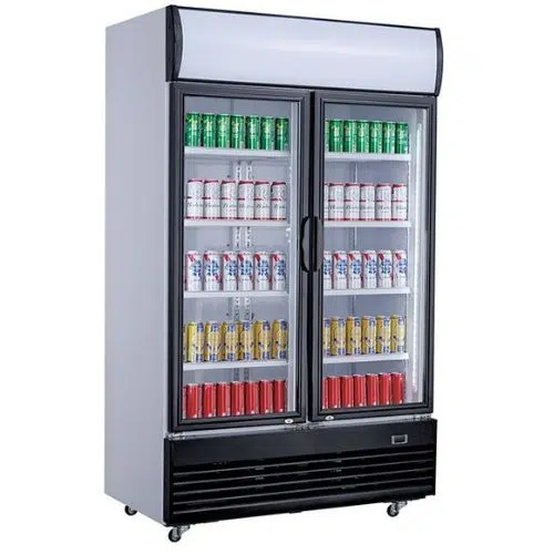 CombiSteel Kühlschrank 2 Glasstüren 1000 Liter - 7527.0105 - 7527.0105
