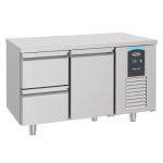 Combisteel Kühltisch 1 tür 2 schubladen ENERGY LINE - 1400x700 mm - 7489.5515 - 7489.5515